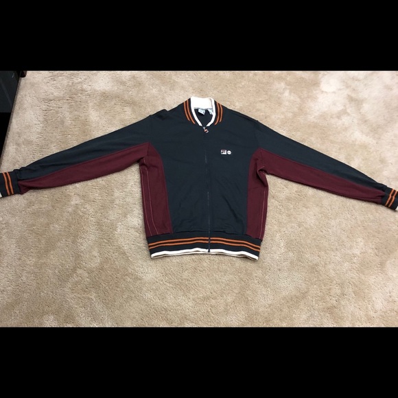 Fila Multi-Color Zip-Up  Men’s Sweater - Picture 2 of 2